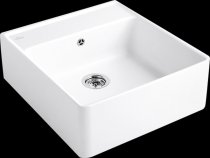 Beépíthető kerámia mosogató Villeroy & Boch Sink unit Single-bowl WhiteAlpin 632062R1