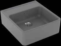 Beépíthető kerámia mosogató Villeroy & Boch Sink unit Single-bowl Stone 632062SL