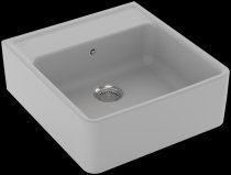 Beépíthető kerámia mosogató Villeroy & Boch Sink unit Single-bowl Steam 632062SM
